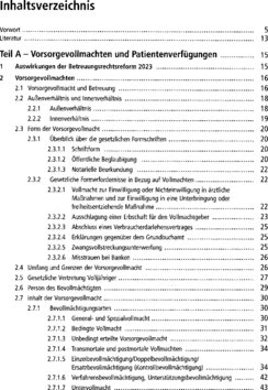 Inhaltsverzeichnis 1