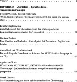Inhaltsverzeichnis 1
