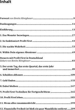 Inhaltsverzeichnis
