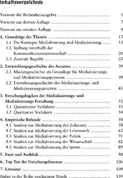 Inhaltsverzeichnis 1