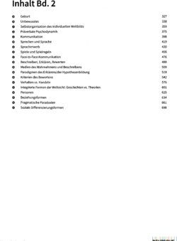 Inhaltsverzeichnis - Sätze 29-47: Konstruktionen von Wirklichkeiten - Band 2.