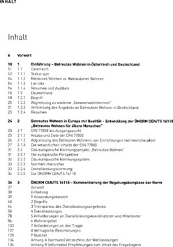 Inhaltsverzeichnis 1