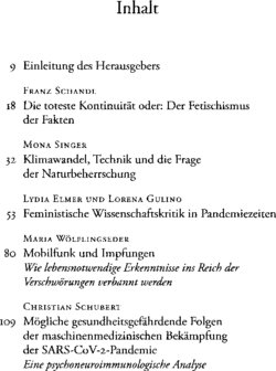 Inhaltsverzeichnis 1