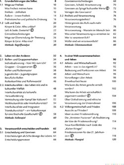 Inhaltsverzeichnis - Lebensfragen an uns Menschen - [Hauptbd.]. / Hrsg. von Wolfgang Luutz