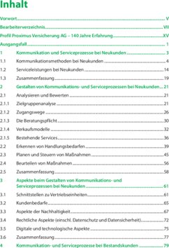 Inhaltsverzeichnis
