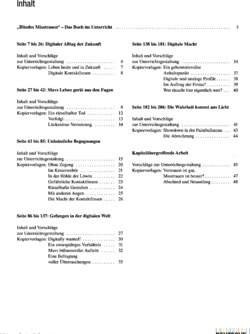 Inhaltsverzeichnis 1