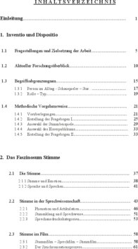 Inhaltsverzeichnis