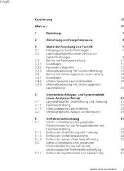 Inhaltsverzeichnis