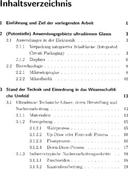 Inhaltsverzeichnis 1