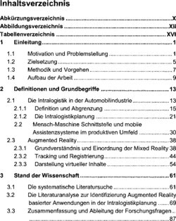 Inhaltsverzeichnis 1