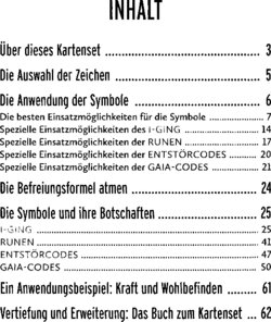 Inhaltsverzeichnis 1