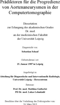 Inhaltsverzeichnis