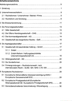Inhaltsverzeichnis 1