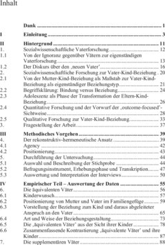 Inhaltsverzeichnis