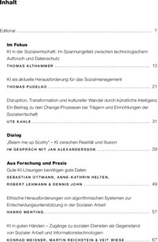 Inhaltsverzeichnis