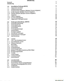 Inhaltsverzeichnis - Band 2