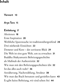 Inhaltsverzeichnis