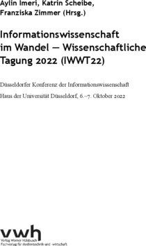 Inhaltsverzeichnis