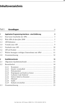 Inhaltsverzeichnis