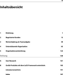 Inhaltsverzeichnis