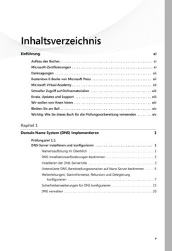 Inhaltsverzeichnis