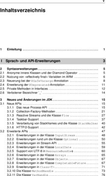 Inhaltsverzeichnis