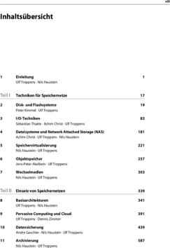 Inhaltsverzeichnis
