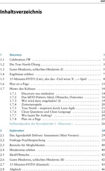 Inhaltsverzeichnis