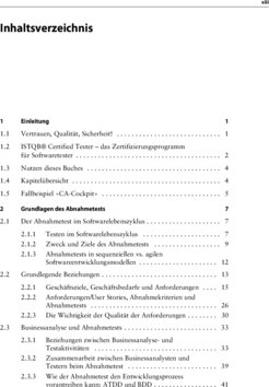 Inhaltsverzeichnis