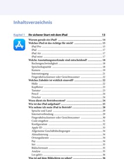 Inhaltsverzeichnis