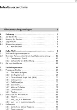 Inhaltsverzeichnis