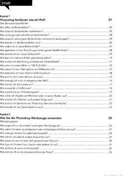 Inhaltsverzeichnis 1