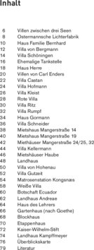 Inhaltsverzeichnis
