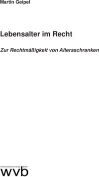Inhaltsverzeichnis