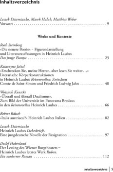 Inhaltsverzeichnis
