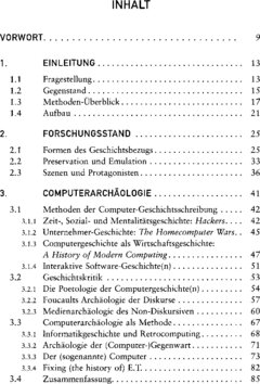 Inhaltsverzeichnis 1