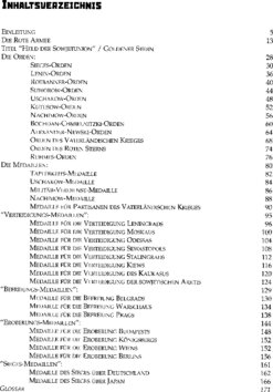 Inhaltsverzeichnis 1