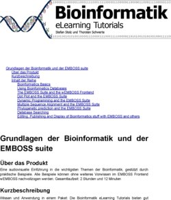 Inhaltsverzeichnis