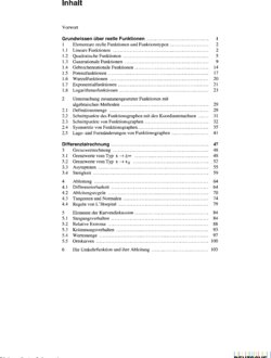 Inhaltsverzeichnis - Für G9