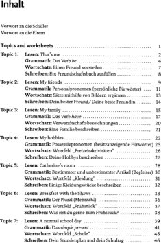Inhaltsverzeichnis - Hauptschule / Martin Paeslack
