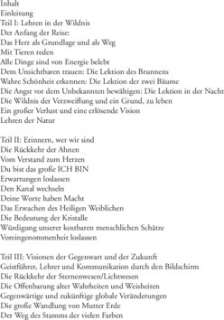 Inhaltsverzeichnis