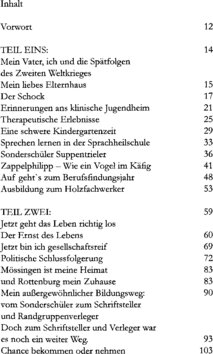 Inhaltsverzeichnis 1