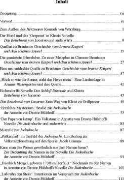 Inhaltsverzeichnis
