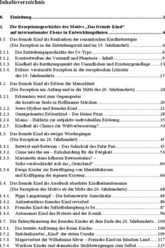 Inhaltsverzeichnis