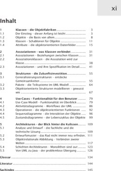 Inhaltsverzeichnis