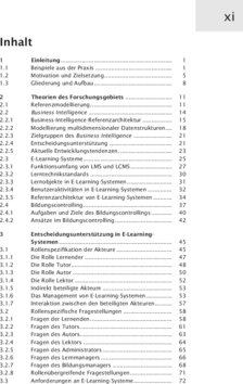 Inhaltsverzeichnis
