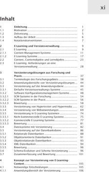 Inhaltsverzeichnis