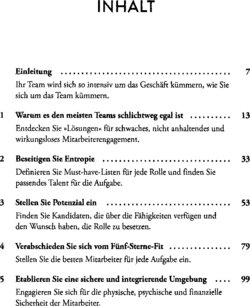 Inhaltsverzeichnis 1