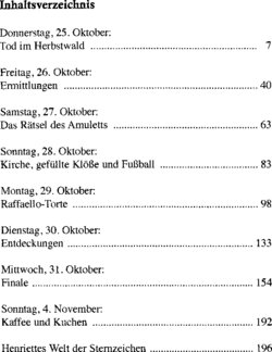 Inhaltsverzeichnis 1