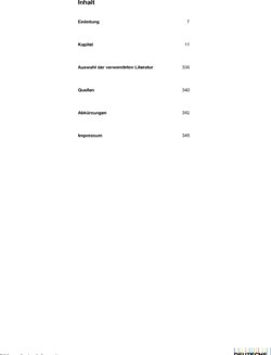 Inhaltsverzeichnis 1